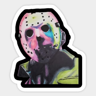 Colorful Jason Sticker